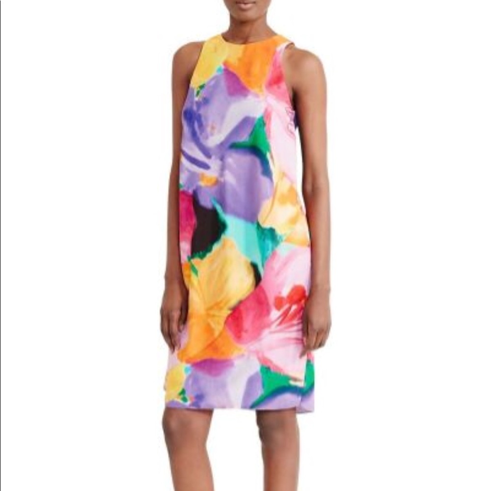 💐Ralph Lauren Floral Water Color Dress🎨